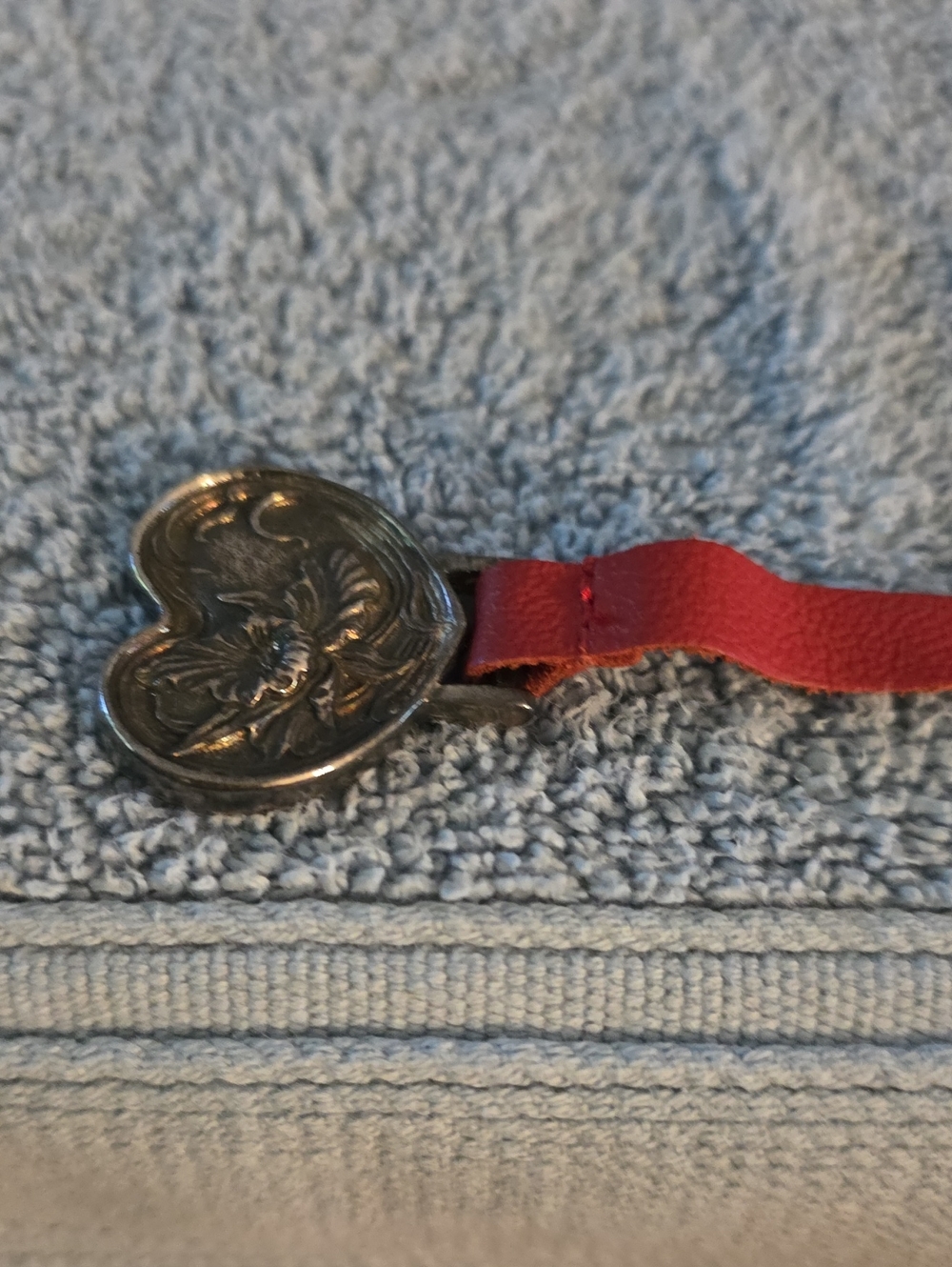Reed & Barton Red Ribbon Book Mark
